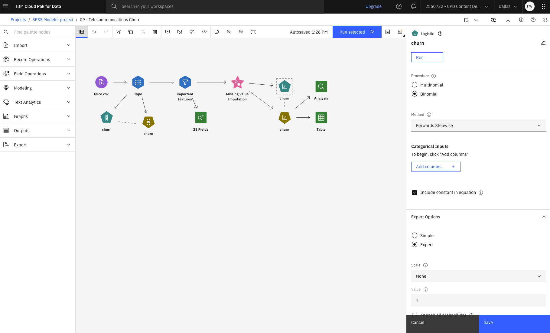 Logistic node