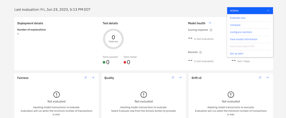 Import data to run evaluations