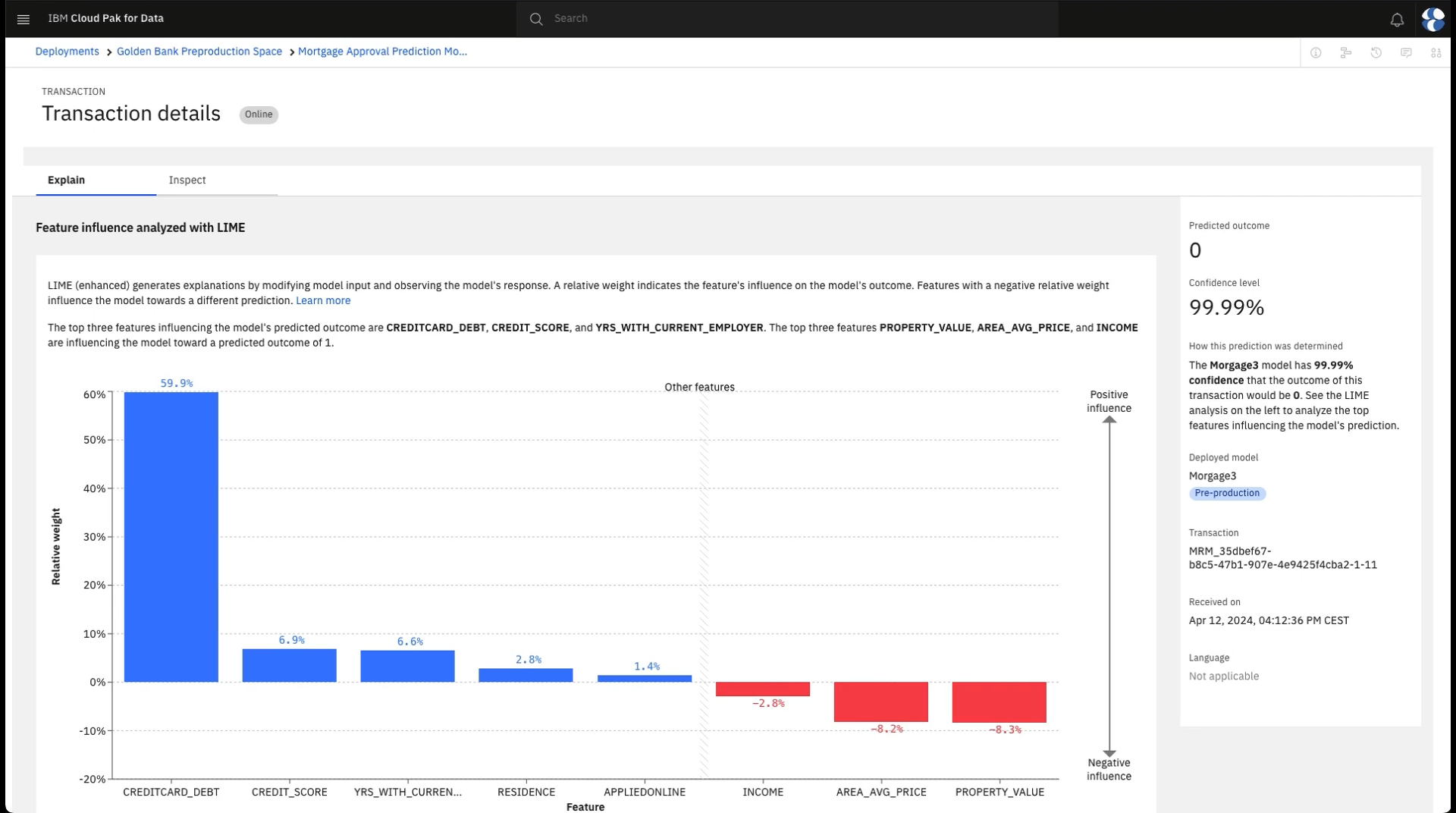 Explainability