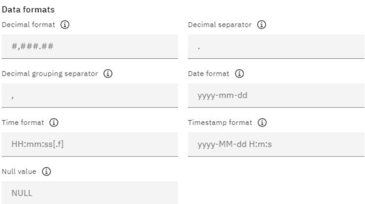 Export data field delimiters